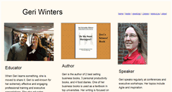 Desktop Screenshot of geriwinters.com